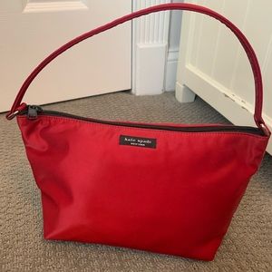 Kate Spade Red Nylon Handbag